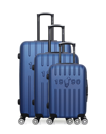 GENTLEMAN FARMER - Set de 3 Valises ARCHIE 75 cm 4 Roues