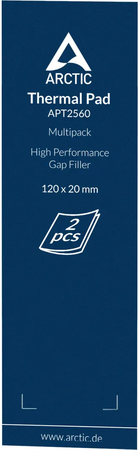 Lot de 2 Pads Thermiques Arctic TP-2 120x20x0,5mm (Bleu)