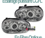 PHARES ANNEAUX LED CCFL FEUX ANGEL EYES LOOK XENON VOLKSWAGEN VW GOLF 4 (00583)