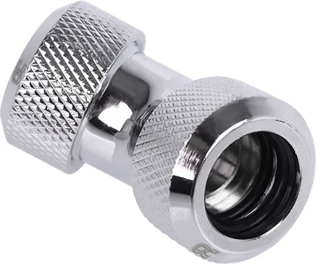 Raccord à 45° à compression pour Tube Ø13mm Alphacool Eiszapfen (Argent)