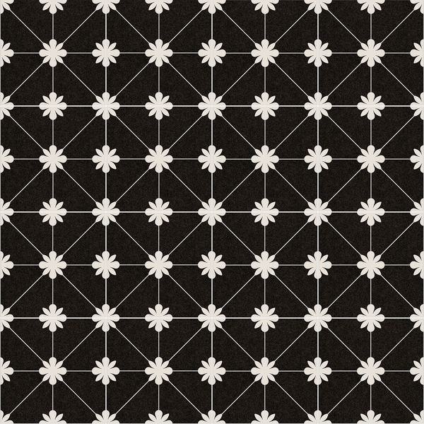 BALI Tuban antracita 20 x 20 cm - Carrelage effet carreaux de ciment