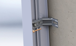 Equerre nervurée pan coupe 85x80x30mm épaisseur 1,5mm - SIMPSON - ENPC85/1.5