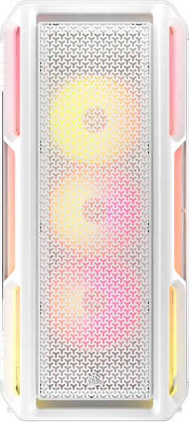 Boitier Moyen Tour E-ATX Corsair iCue Link 5000T LX RGB avec panneau vitré (Blanc)