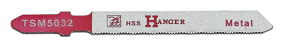 Pack de 5 lames de scie sauteuse TSM5032 pour métal 50mm - HANGER - 150203