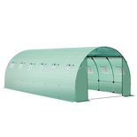 Bâche de rechange serre tunnel 6L x 3l x 2H m PE fenêtres + porte vert