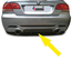DIFFUSEUR DOUBLE SORTIE BMW SERIE 3 E92 COUPE POUR PARE-CHOCS M3 (04628)