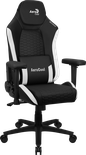 Fauteuil Gamer Aerocool Crown Leatherette (Noir/Blanc) 