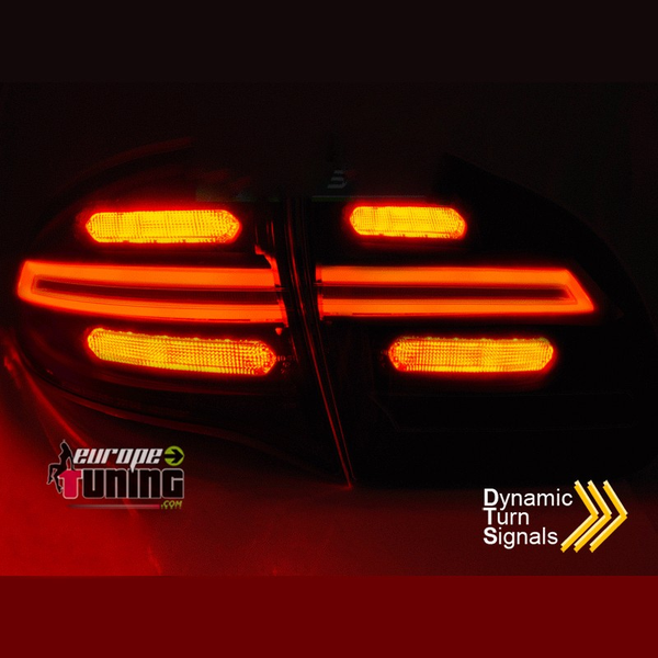 FEUX NOIRS FUMES CLIGNOTANTS LED DYNAMIQUES PORSCHE CAYENNE II PH1 2010-2015 (05596)