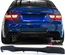 DIFFUSEUR SPORT DOUBLE SORTIE GAUCHE BMW SERIE 3 E90 BERLINE PACK M (05598)