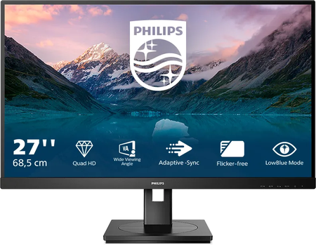 Ecran 27" Philips S-Line 275S9JML Quad HD (Noir)