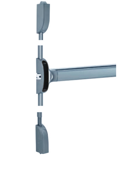 Antipanique PUSH BAR 1900 3 points L850 Inox resistant au feu - ASSA ABLOY - 16860000