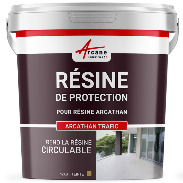 Résine de finition circulable pour toiture plate | ARCATHAN TRAFIC | Maison Etanche