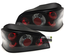 FEUX TUNING LEXUS NOIRS PEUGEOT 106 PHASE 2 1996 2005 (03446)