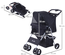 Poussette buggy pliable pour chien