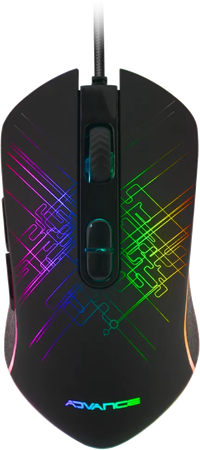 Souris filaire Gamer Advance GTA 230 RGB (Noir)