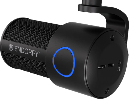 Microphone Endorfy Solum Studio avec bras de montage (Noir)