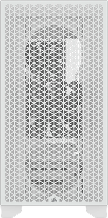 Boitier Moyen Tour ATX Corsair 3000D Airflow avec panneaux vitrés (Blanc)