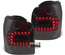 FEUX ARRIERES LEDS AUDI A4 B5 AVANT BREAK NOIRS FUMES (04363)