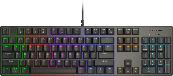 Clavier Gamer mécanique (Red Switch) Cougar Ultimus Ex RGB (Noir)