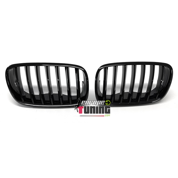 GRILLES CALANDRES SPORT NOIRES BRILLANTES BMW X5 E70 & X6 E71 (05012)