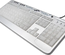 Clavier filaire Revoltec LightBoard XL 2 (Argent)