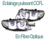 2 PHARES FEUX CHROME ANGEL EYES LED EN U CCFL BMW SERIE 3 E46 5 PORTES 2001-2005 (00562)