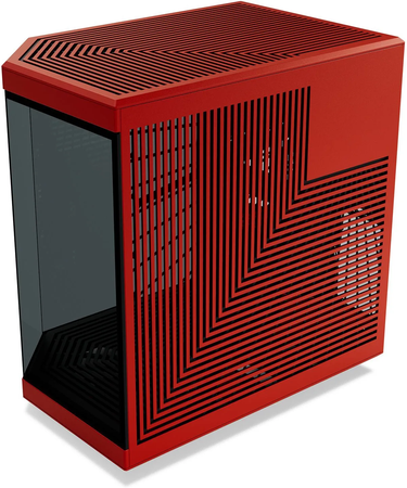 Boitier Moyen Tour E-ATX Hyte Y70 avec panneaux vitrés (Noir/Rouge)