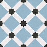 1900 PALAU CELESTE 20 x 20 cm Carrelage aspect carreaux de ciment