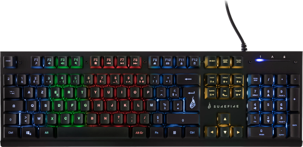 Clavier Gamer Verbatim SureFire KingPin X2 RGB (Noir)