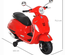Moto scooter électrique Vespa pour enfants