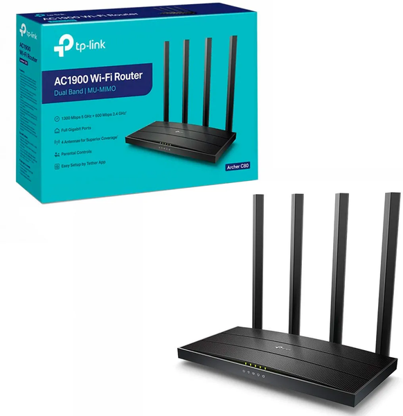 Routeur WiFi TP-Link Archer C80 AC1900