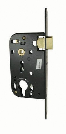 Serrure monopoint à larder Multibat 50 mm bout rond noire droite - JPM - 210000-22-1B