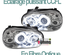 PHARES ANNEAUX LED CCFL FEUX ANGEL EYES LOOK XENON VOLKSWAGEN VW GOLF 4 (00583)