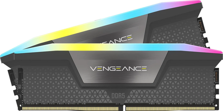 Kit Barrettes mémoire 32Go (2x16Go) DIMM DDR5 Corsair Vengeance RGB  6600MHz (Noir)