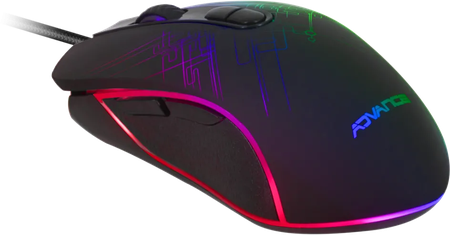 Souris filaire Gamer Advance GTA 230 RGB (Noir)